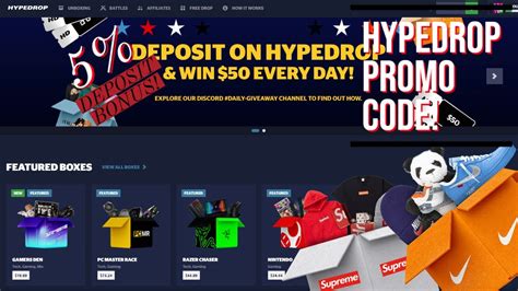 HypeDrop is a mystery crates website that perhaps boasts the most variety out of all its competitors. . Hypedrop promo code